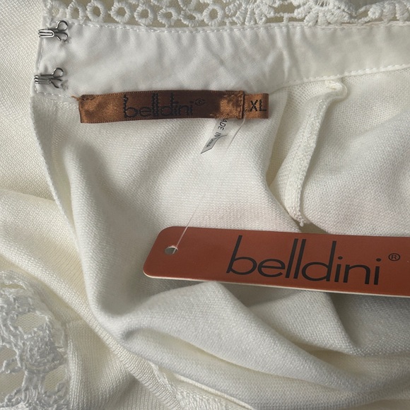 Belldini Top Off White / White Lace Long Sleeve Women's XL New - Picture 10 of 16